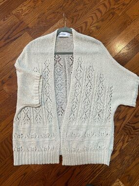sullivan open knit cardigan NWOT